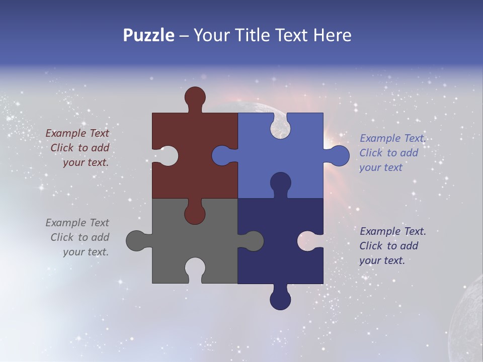 Star Illustration Sun PowerPoint Template