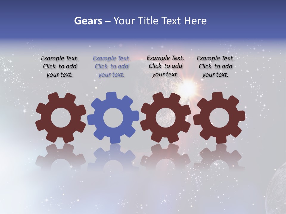 Star Illustration Sun PowerPoint Template