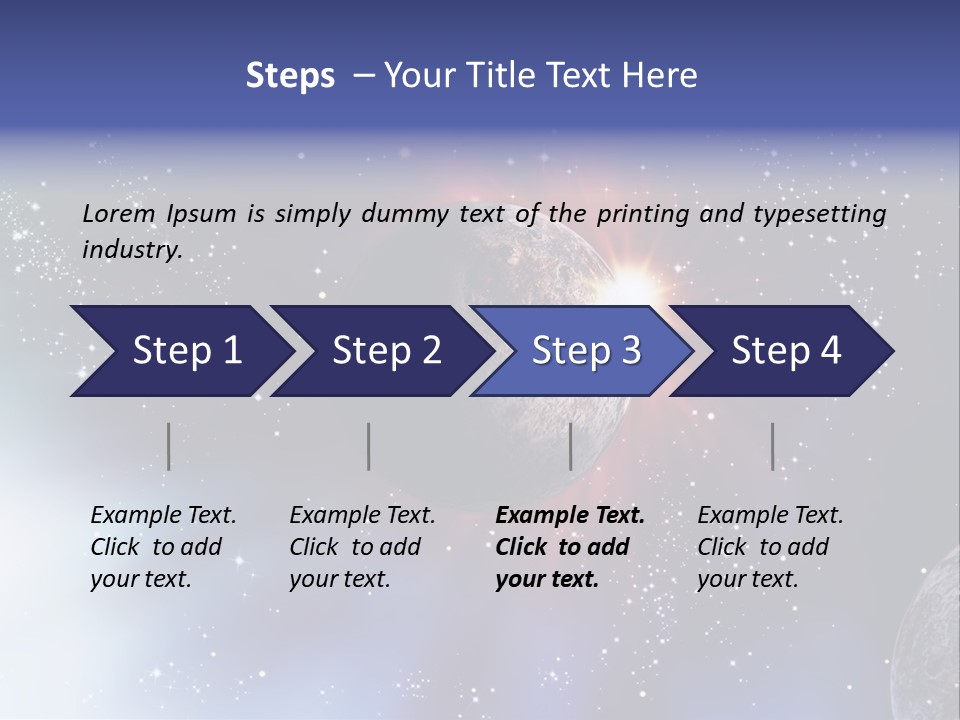 Star Illustration Sun PowerPoint Template