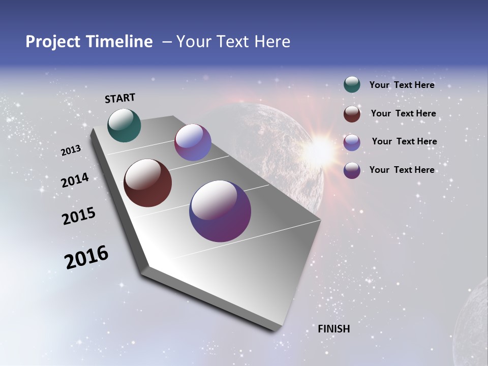 Star Illustration Sun PowerPoint Template