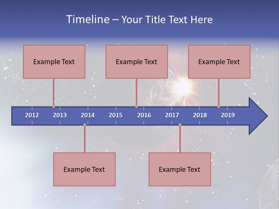 Star Illustration Sun PowerPoint Template