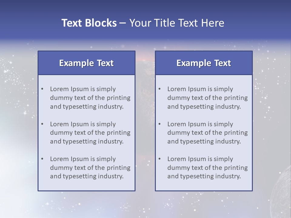 Star Illustration Sun PowerPoint Template