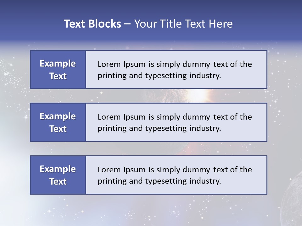 Star Illustration Sun PowerPoint Template