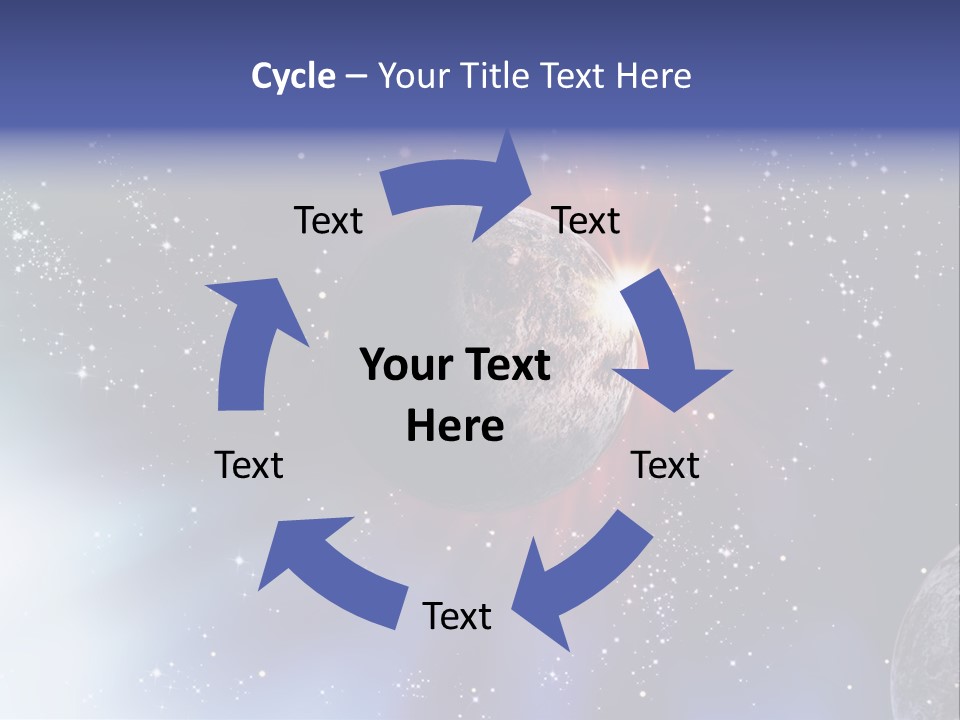 Star Illustration Sun PowerPoint Template