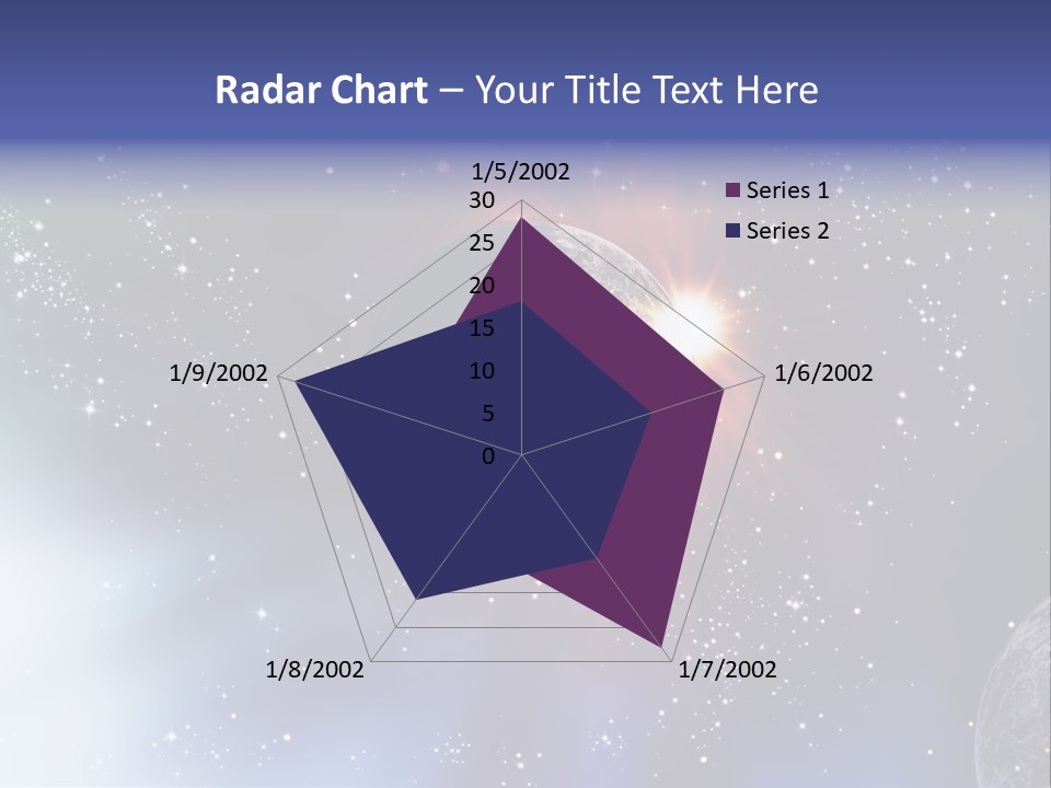 Star Illustration Sun PowerPoint Template