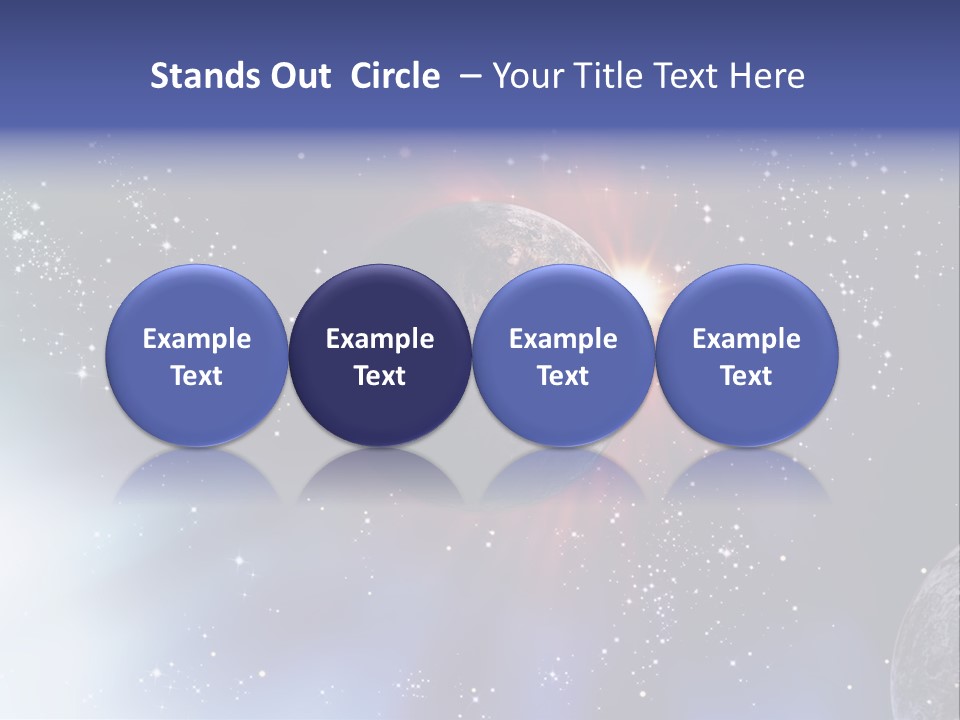 Star Illustration Sun PowerPoint Template