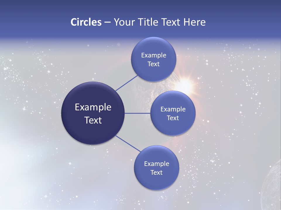 Star Illustration Sun PowerPoint Template