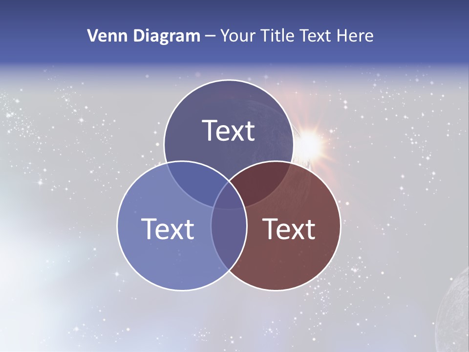 Star Illustration Sun PowerPoint Template