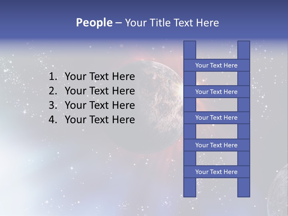 Star Illustration Sun PowerPoint Template