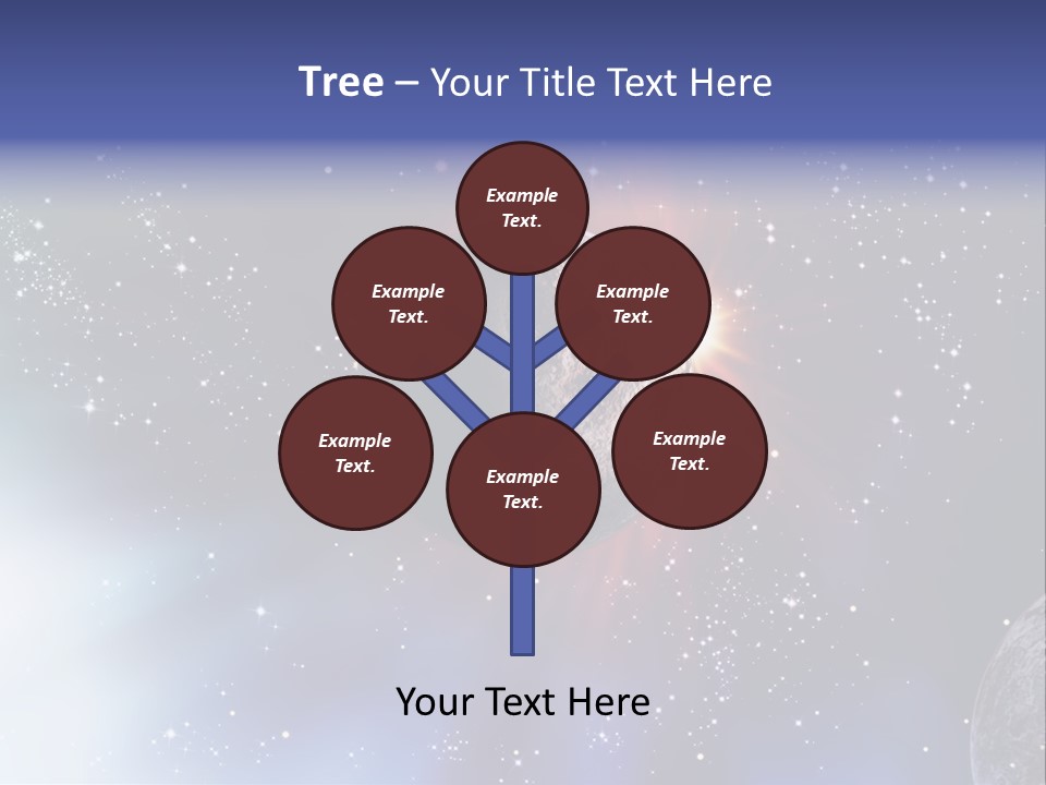 Star Illustration Sun PowerPoint Template