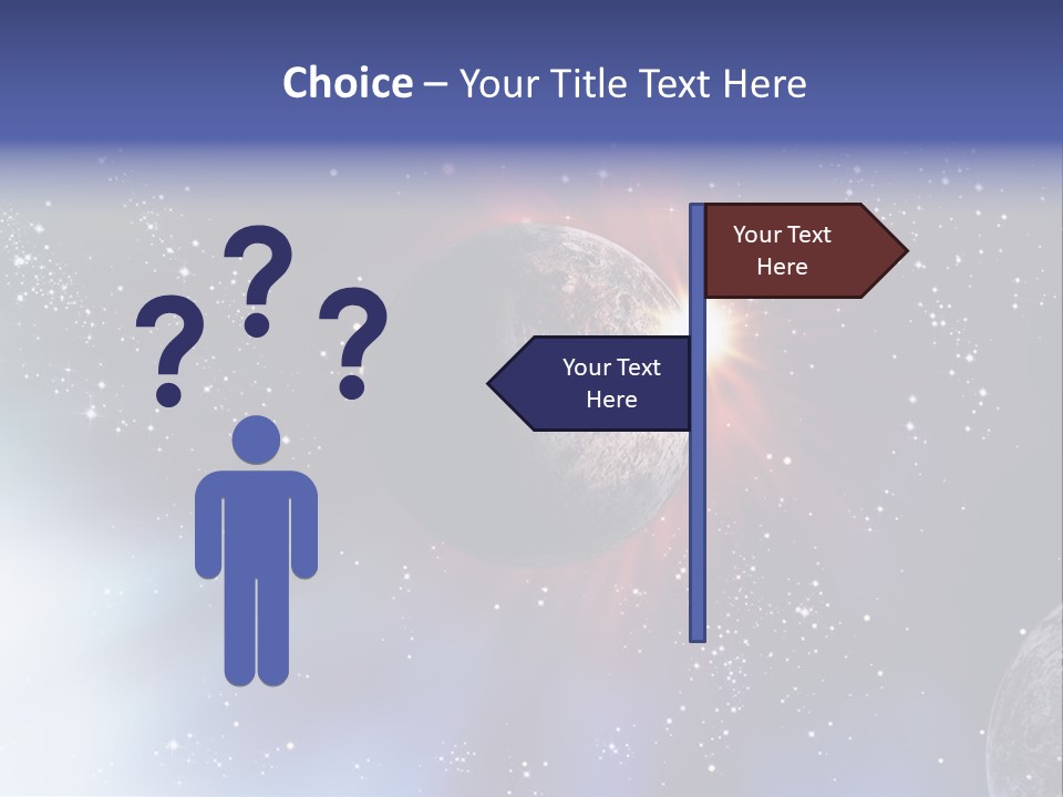 Star Illustration Sun PowerPoint Template