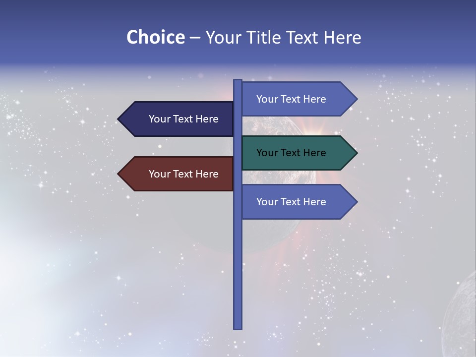 Star Illustration Sun PowerPoint Template