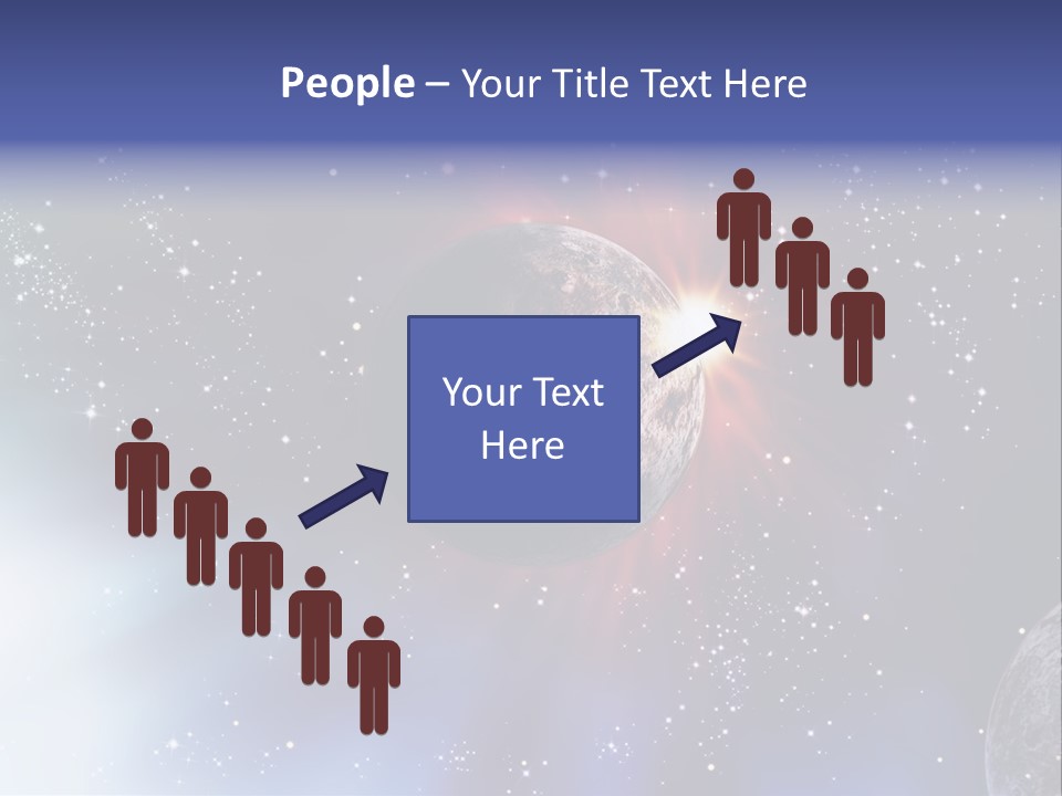 Star Illustration Sun PowerPoint Template