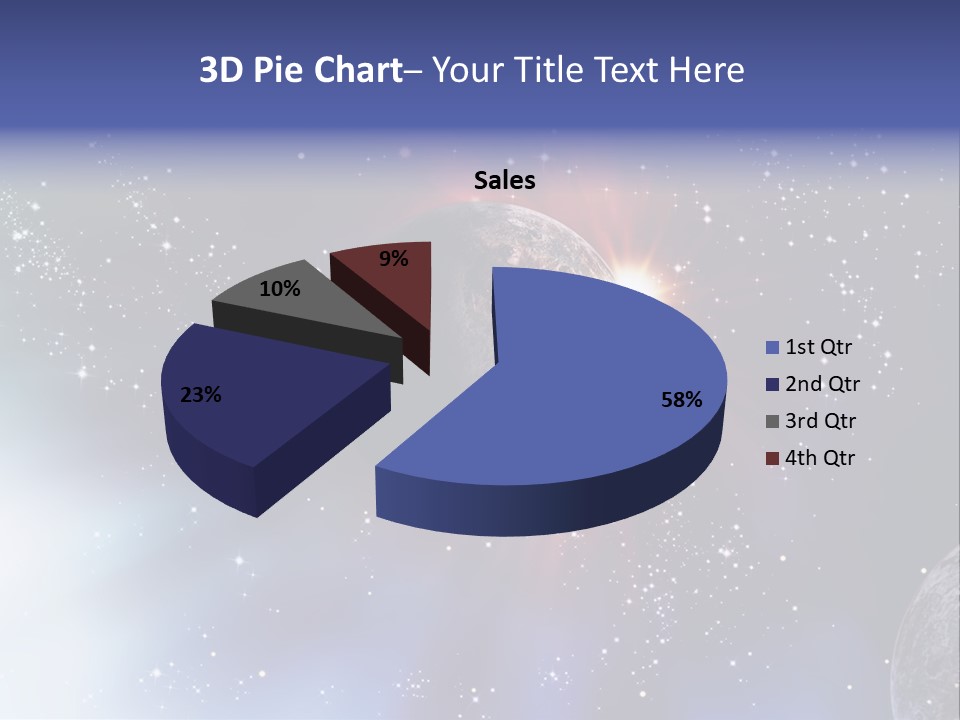 Star Illustration Sun PowerPoint Template