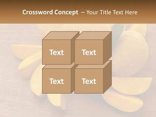 Cut Mango With Mango Leaf Juicy PowerPoint Template