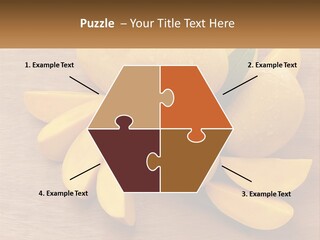 Cut Mango With Mango Leaf Juicy PowerPoint Template