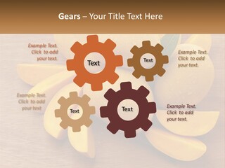 Cut Mango With Mango Leaf Juicy PowerPoint Template