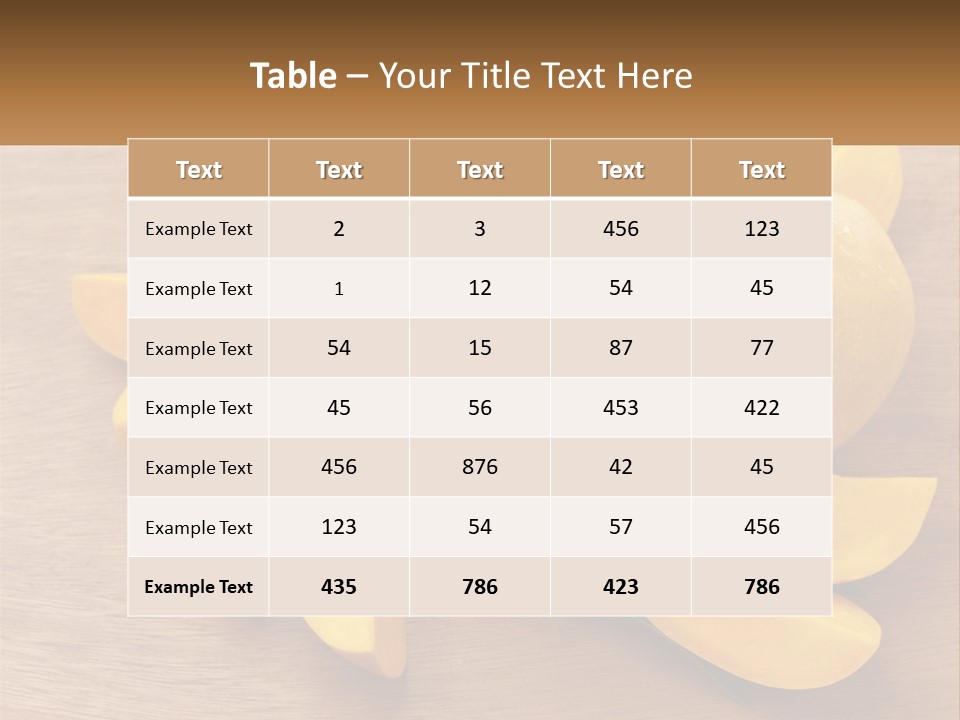 Cut Mango With Mango Leaf Juicy PowerPoint Template