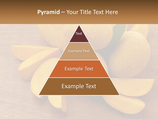 Cut Mango With Mango Leaf Juicy PowerPoint Template