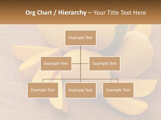 Cut Mango With Mango Leaf Juicy PowerPoint Template