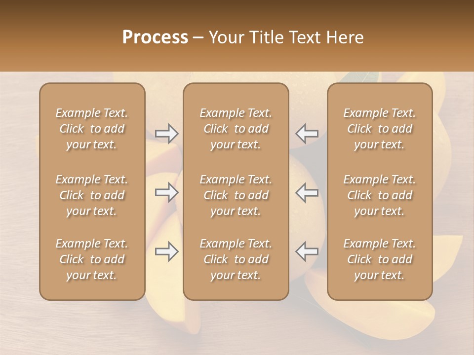 Cut Mango With Mango Leaf Juicy PowerPoint Template