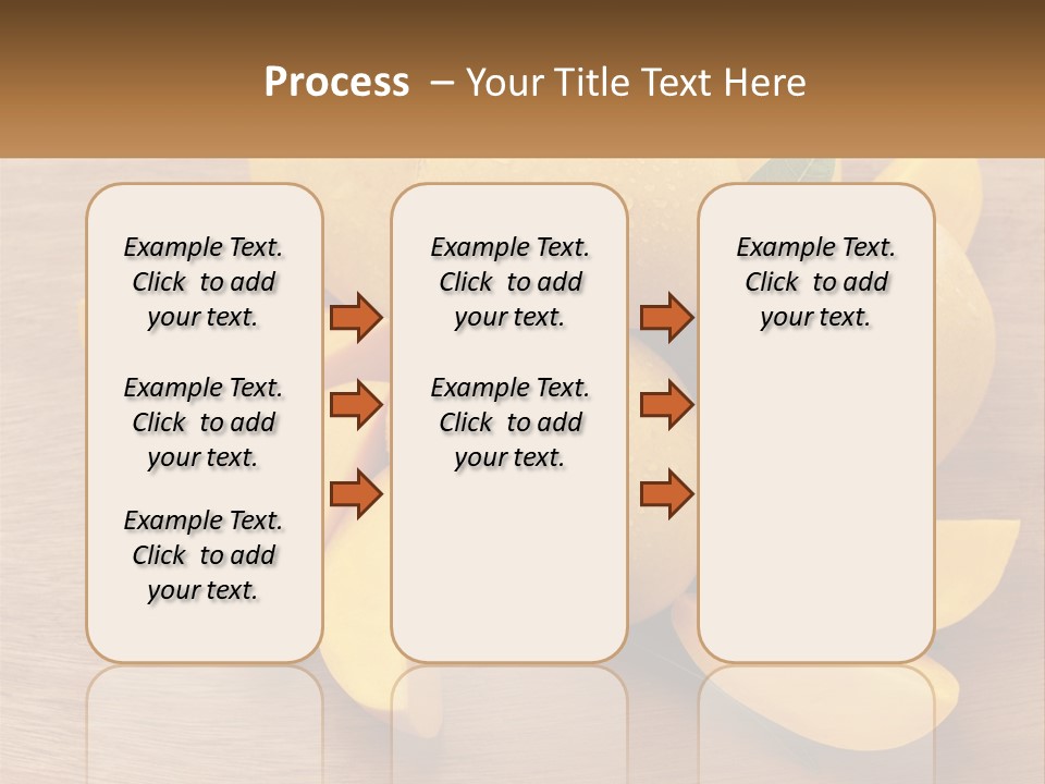 Cut Mango With Mango Leaf Juicy PowerPoint Template