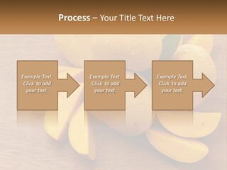 Cut Mango With Mango Leaf Juicy PowerPoint Template