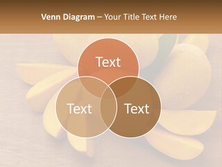 Cut Mango With Mango Leaf Juicy PowerPoint Template
