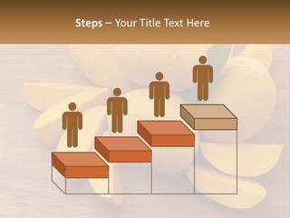 Cut Mango With Mango Leaf Juicy PowerPoint Template