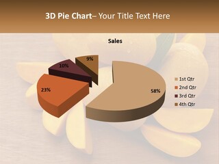 Cut Mango With Mango Leaf Juicy PowerPoint Template