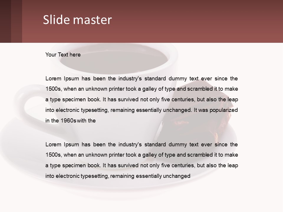 Liquid Sweet Hot PowerPoint Template