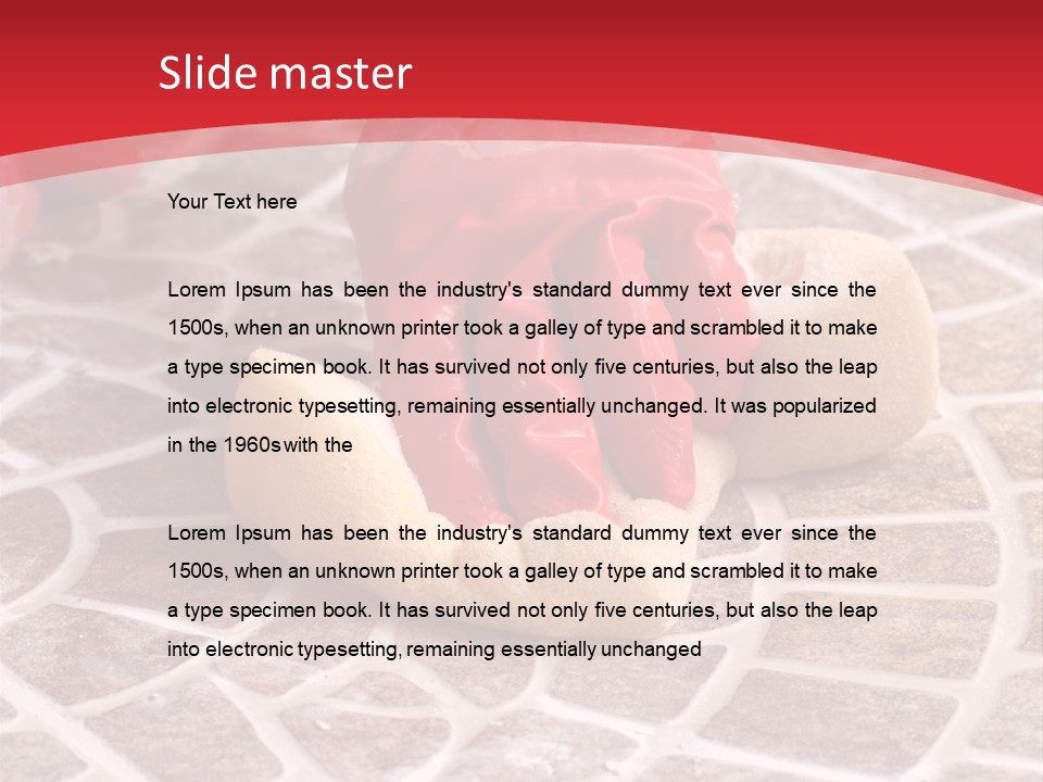 Hand White Worker PowerPoint Template