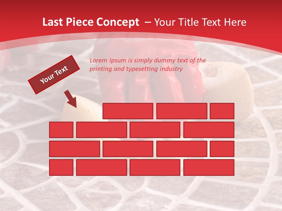 Hand White Worker PowerPoint Template