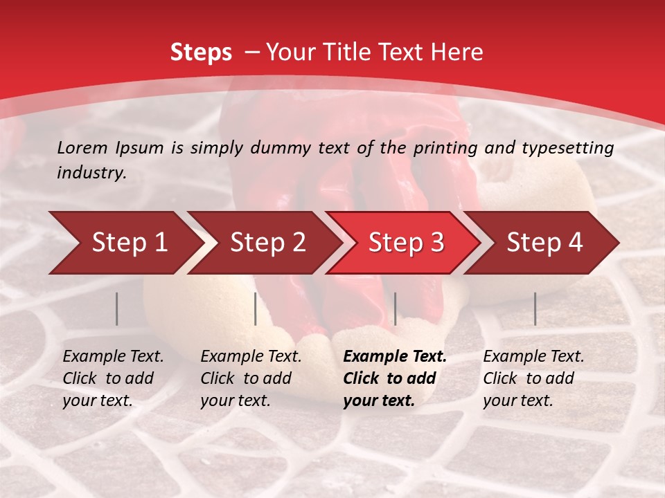 Hand White Worker PowerPoint Template