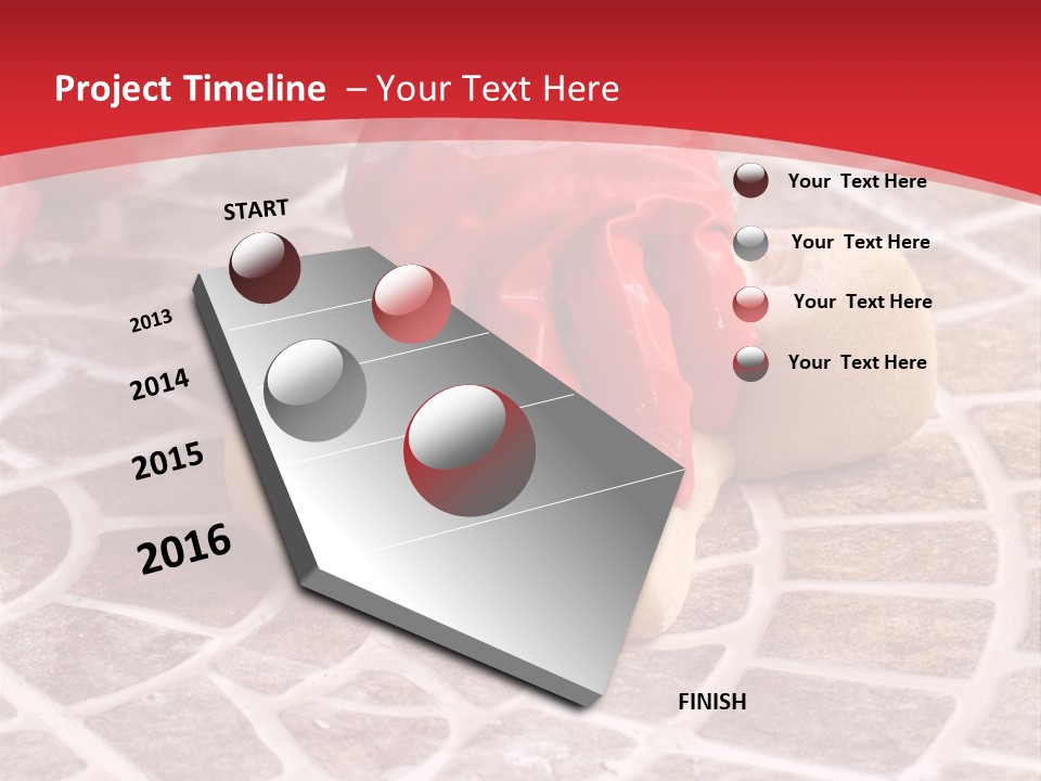 Hand White Worker PowerPoint Template