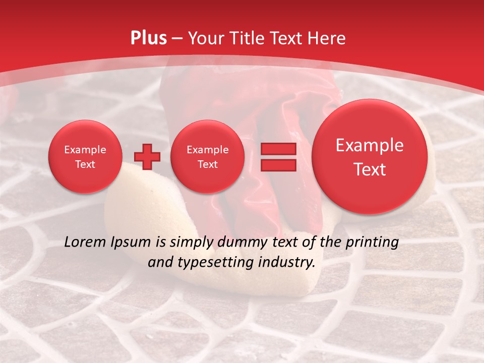 Hand White Worker PowerPoint Template