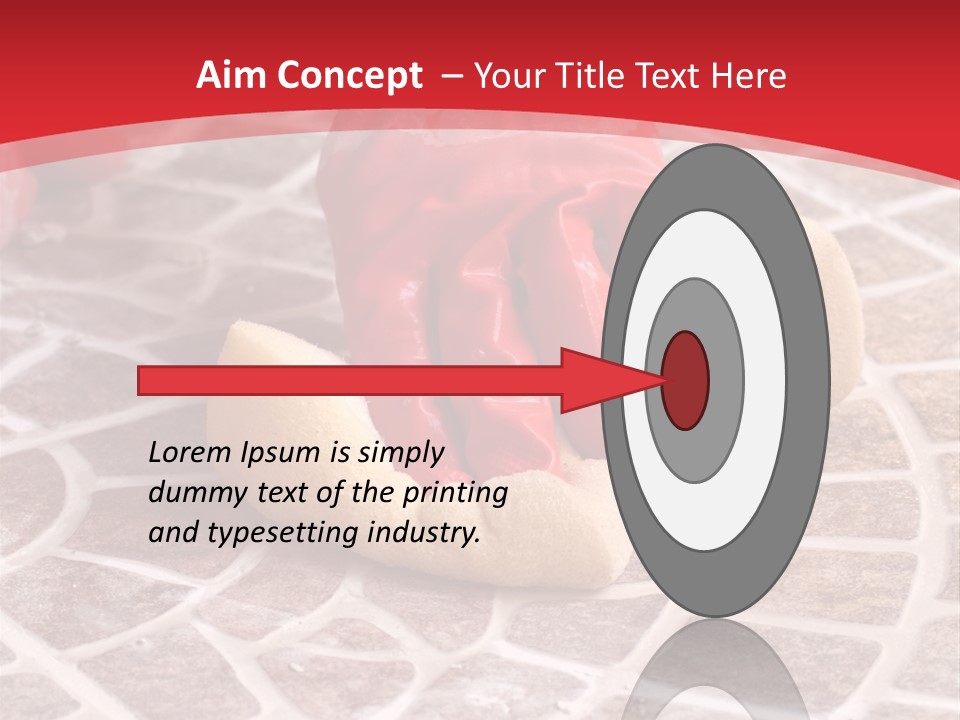 Hand White Worker PowerPoint Template