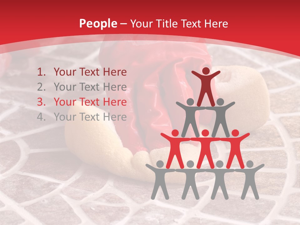 Hand White Worker PowerPoint Template