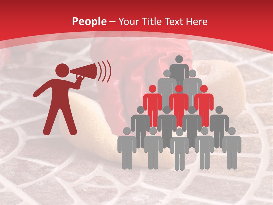 Hand White Worker PowerPoint Template