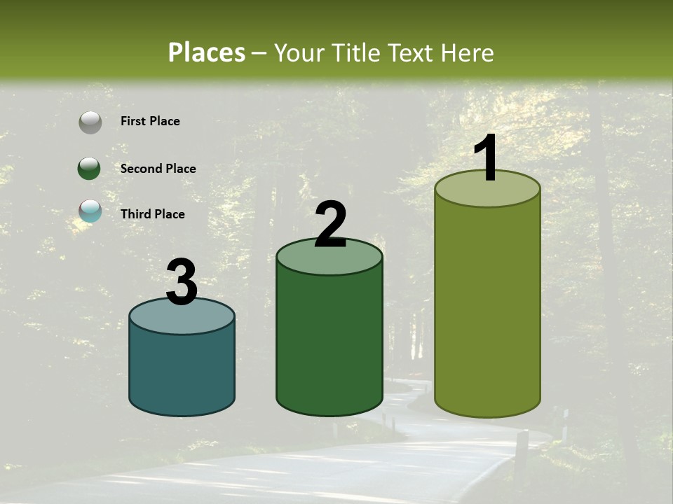 Sunny Indirect Pavement PowerPoint Template