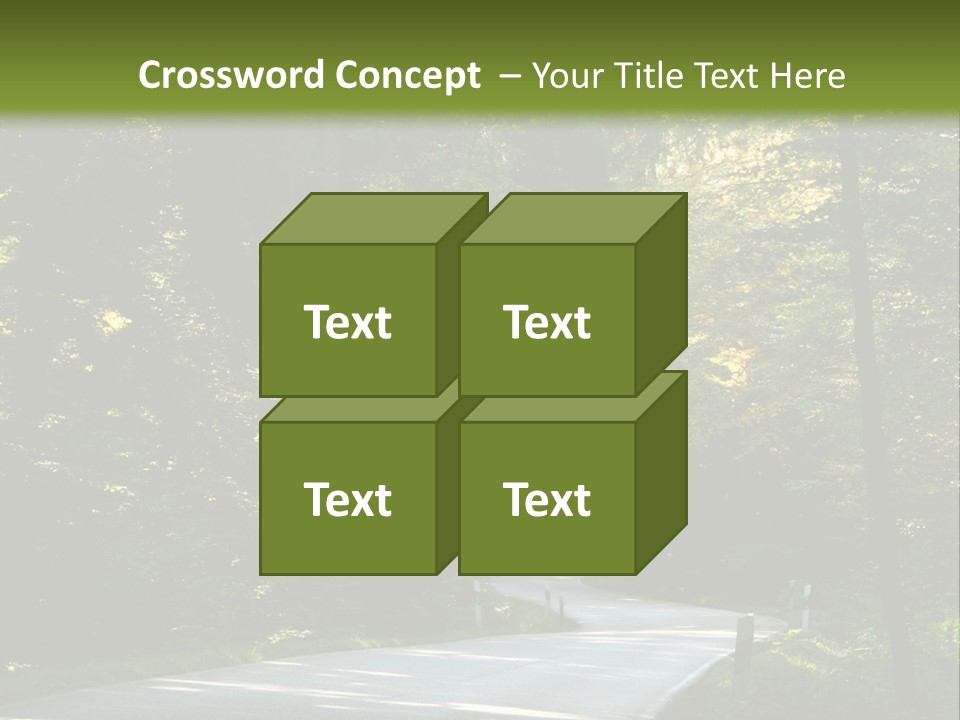 Sunny Indirect Pavement PowerPoint Template