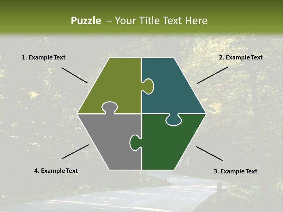 Sunny Indirect Pavement PowerPoint Template