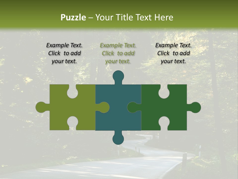 Sunny Indirect Pavement PowerPoint Template