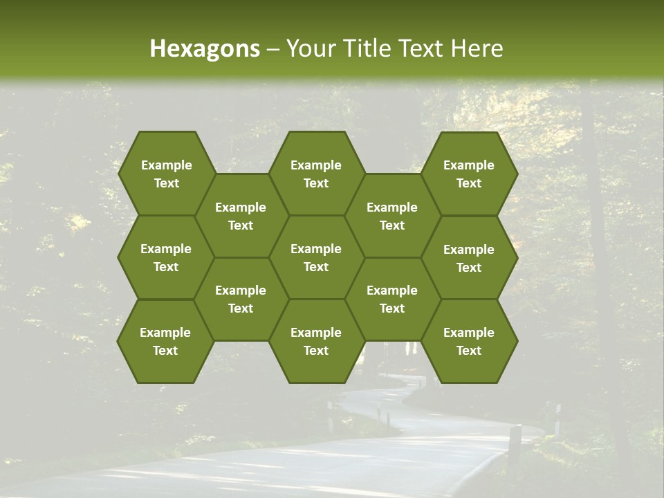 Sunny Indirect Pavement PowerPoint Template