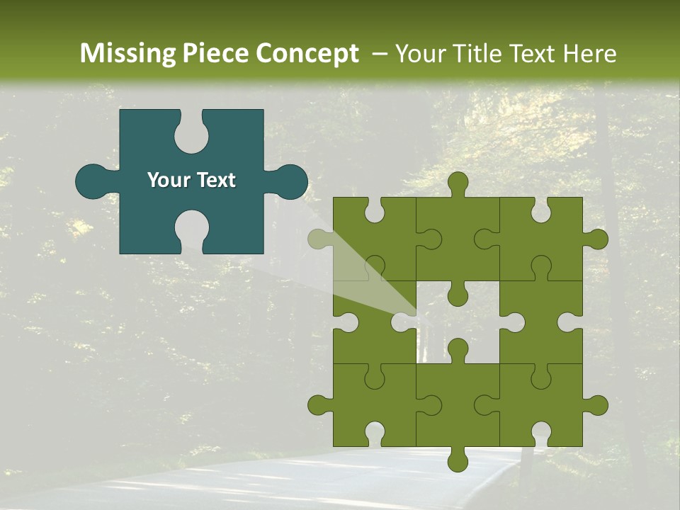 Sunny Indirect Pavement PowerPoint Template