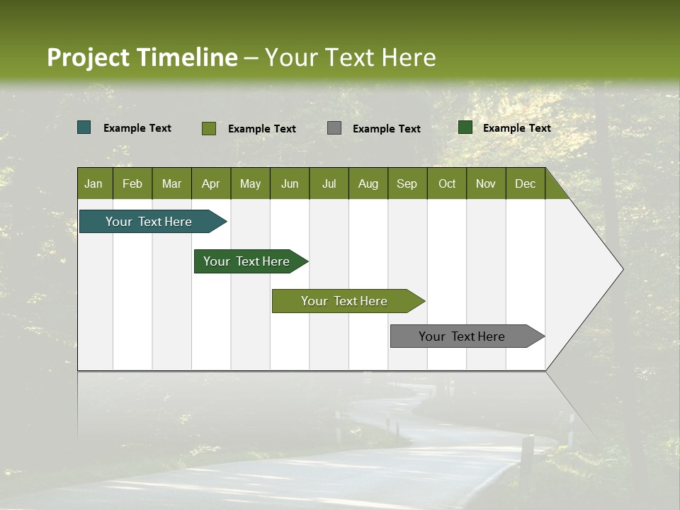 Sunny Indirect Pavement PowerPoint Template