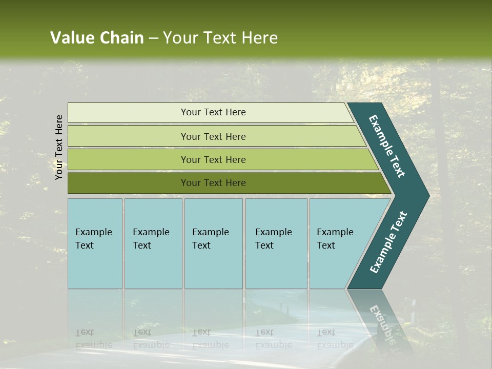 Sunny Indirect Pavement PowerPoint Template