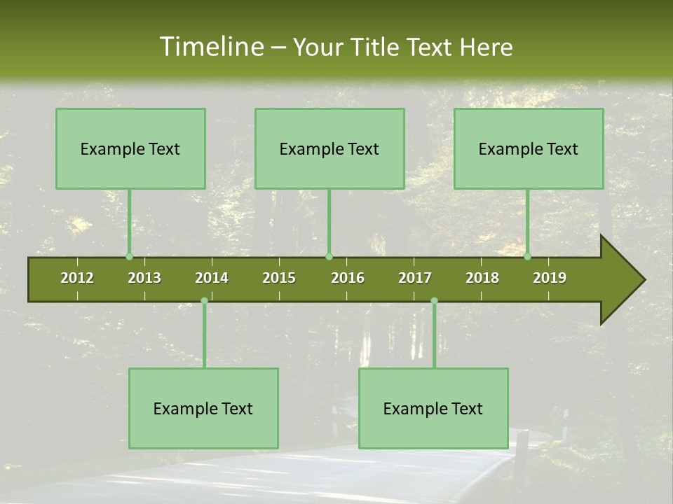 Sunny Indirect Pavement PowerPoint Template