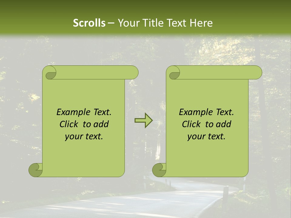 Sunny Indirect Pavement PowerPoint Template