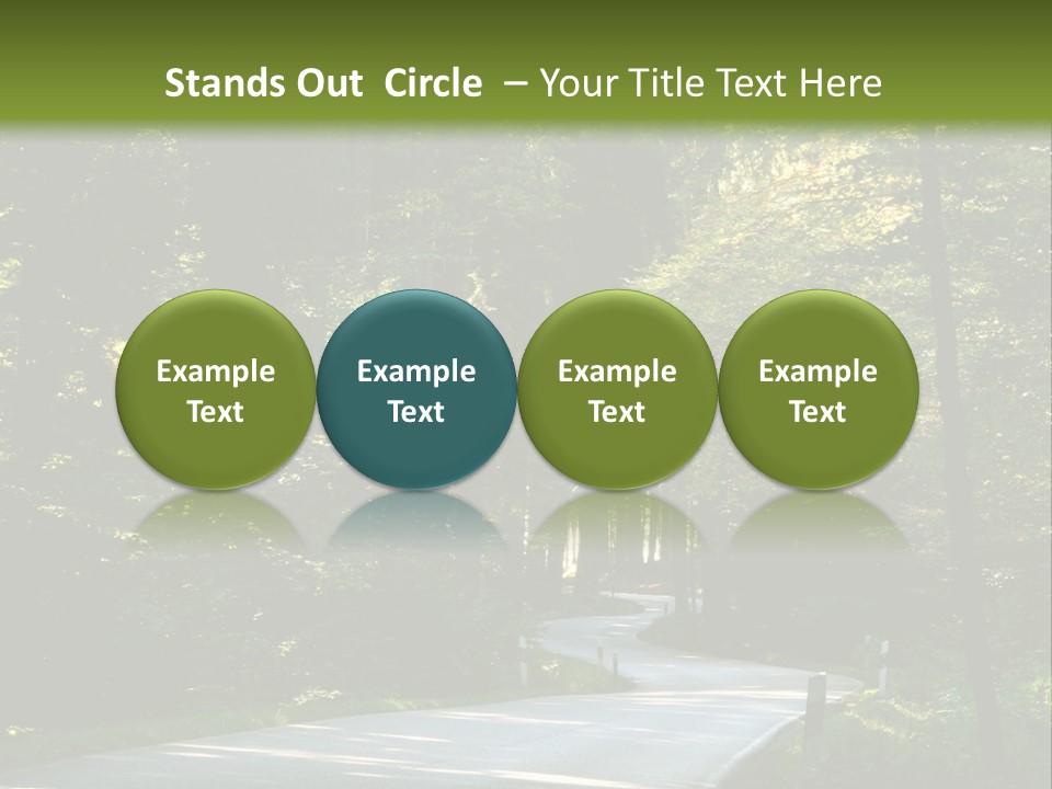 Sunny Indirect Pavement PowerPoint Template